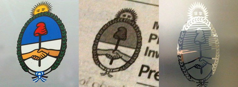 Escudo Nacional, Argentina